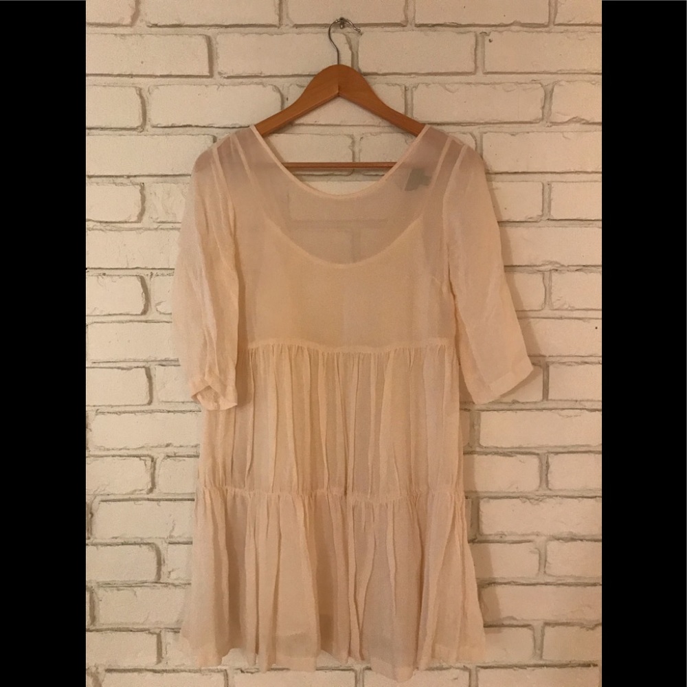 Topshop cute babydoll tiered dress